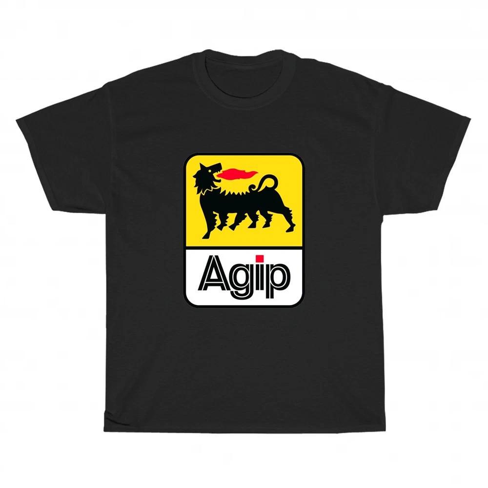 New Agip Oil Company Racing Car logo  Unisex T-Shirt Funny Size S to 5XL XXXL