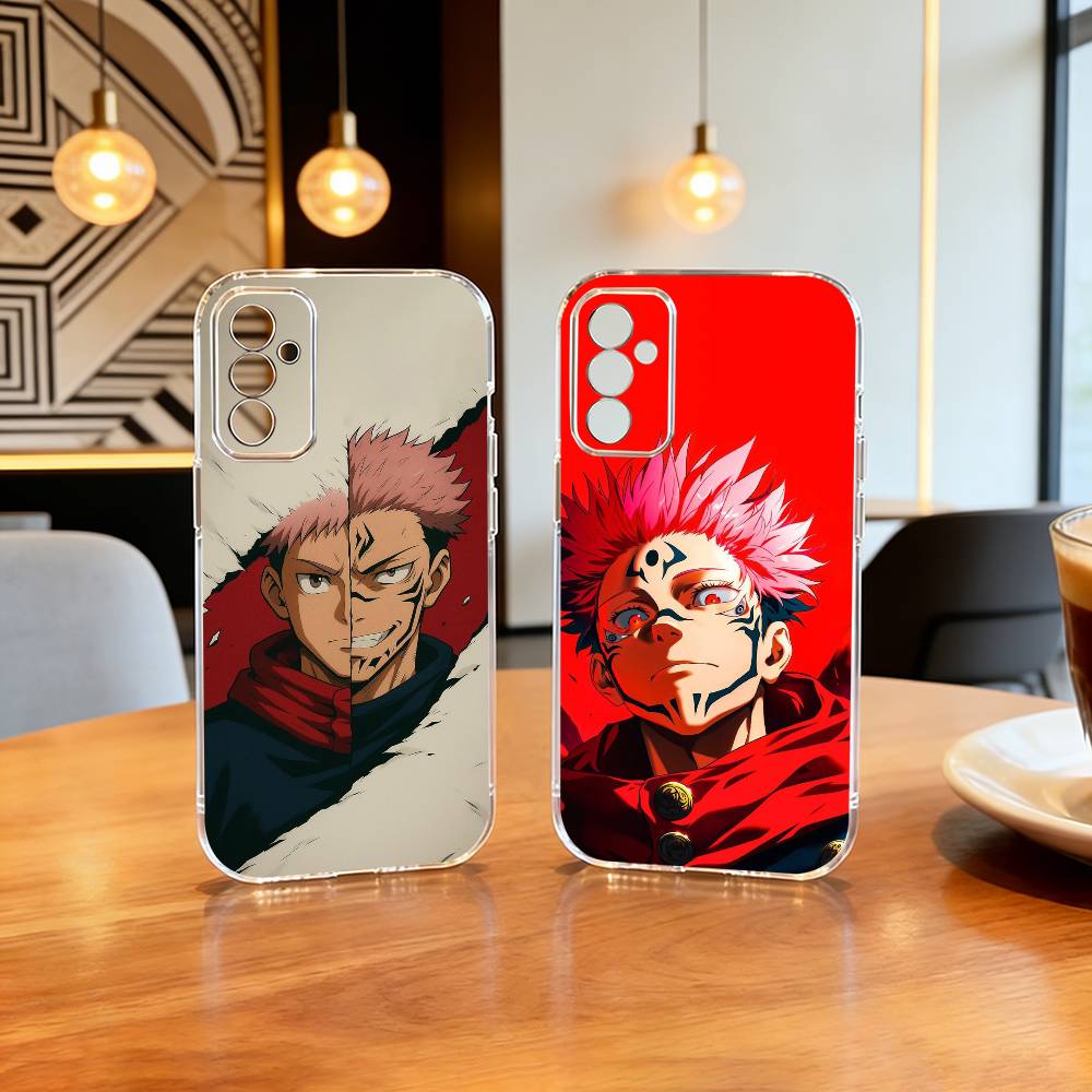 J-Jujutsu K-Kaisen Itadori Y-Yuji Phone Case For SamsungA10,12,20,21S,30,31,40,50,51,52,70,71 Transparent Cover