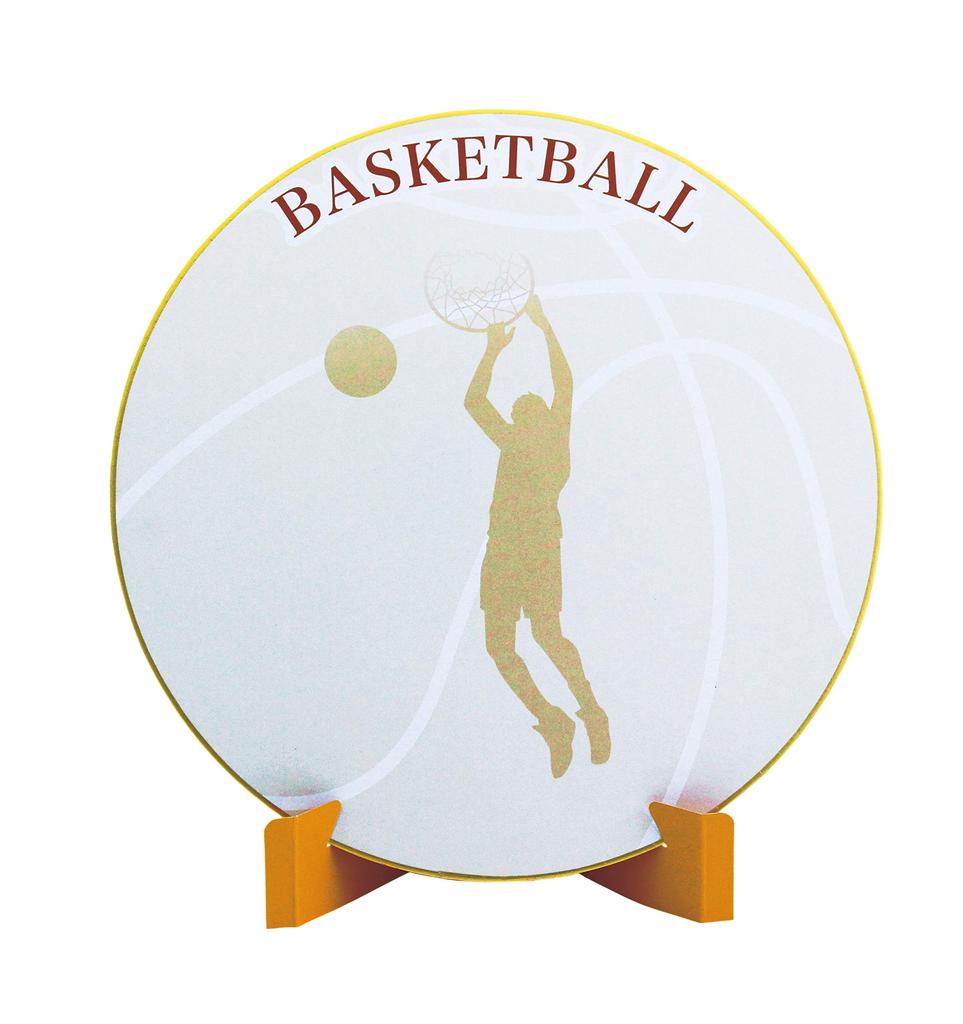 SAKURAI EnjoyFamily Colored Paper with Stand Basketball Present SK-003