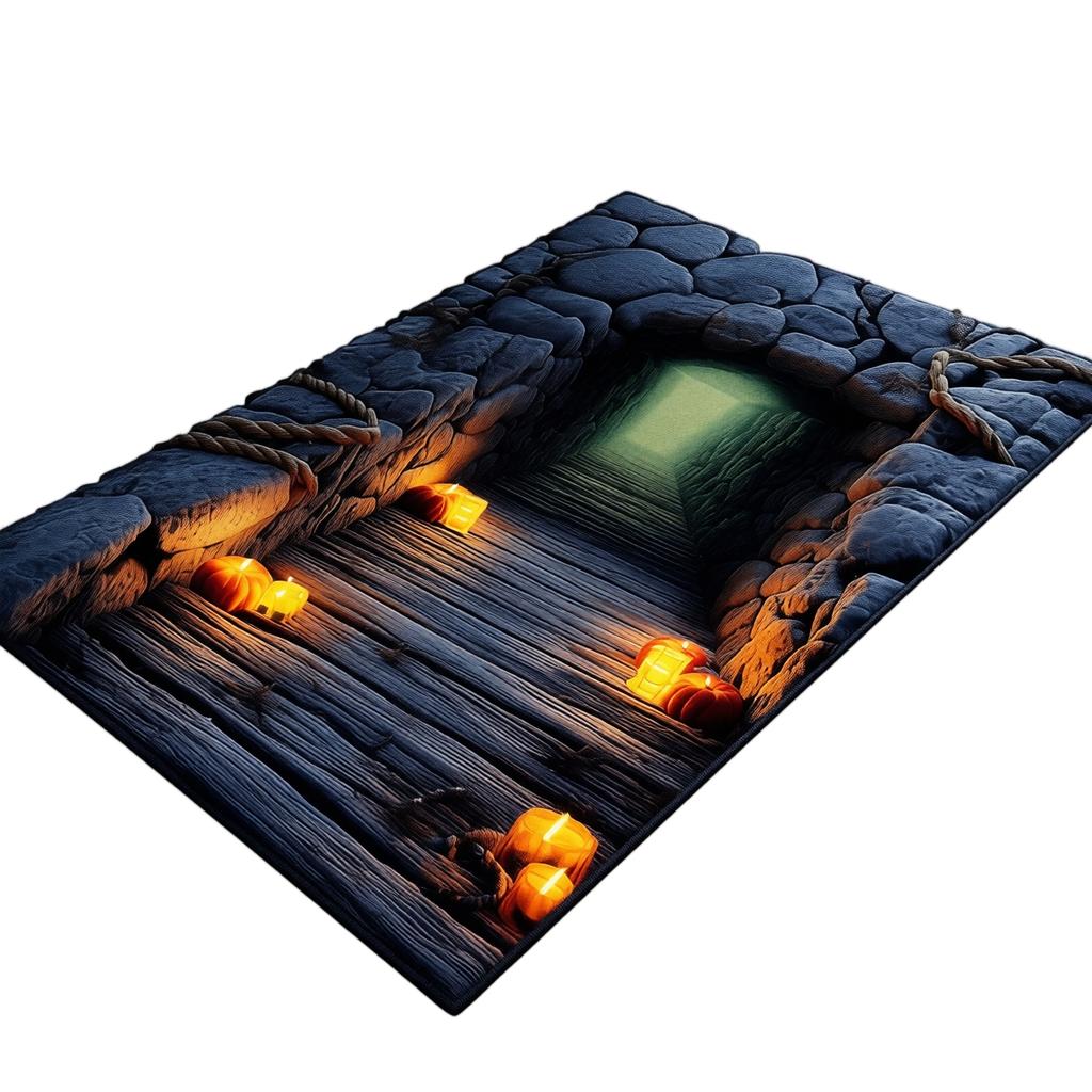 Halloween 3D Decorative Wear- Carpet for Entryway Foyer, 40 60