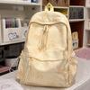 Schoolbag new Korean version ins bear printed schoolbag female high-value junior and high school students multi-compartment college style backpack