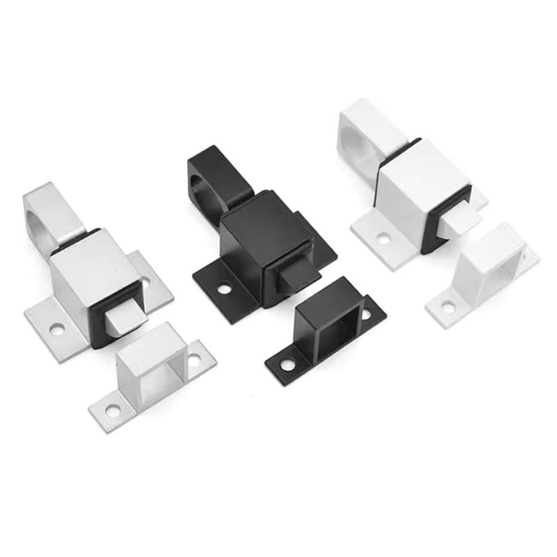 Impacts Activated Self Closing Spring Door Latches Easy Installation Aluminum Auto Locking Door Bolt for Enhances Security