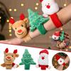 1Pcs Christmas Decoration Santa Claus Deer Christmas Tree Cute Bracelet Plush Toys Xmas New Year Ornaments Children‘s Gifts
