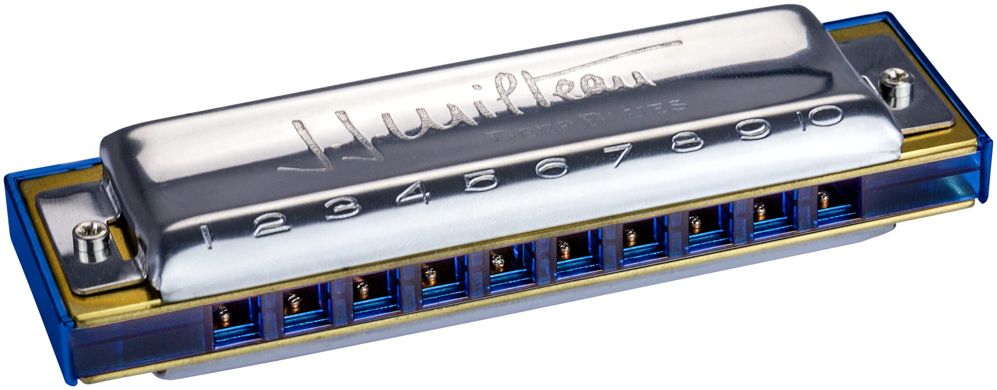 

HOHNER Deep Blues Milteau model harmonica in D key J.J.Milteau Jean-Jacques 10-hole