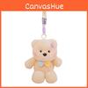 Plush Animal Cute Hanging Toy With Short Faux Fur For Children Travel Doll Bag