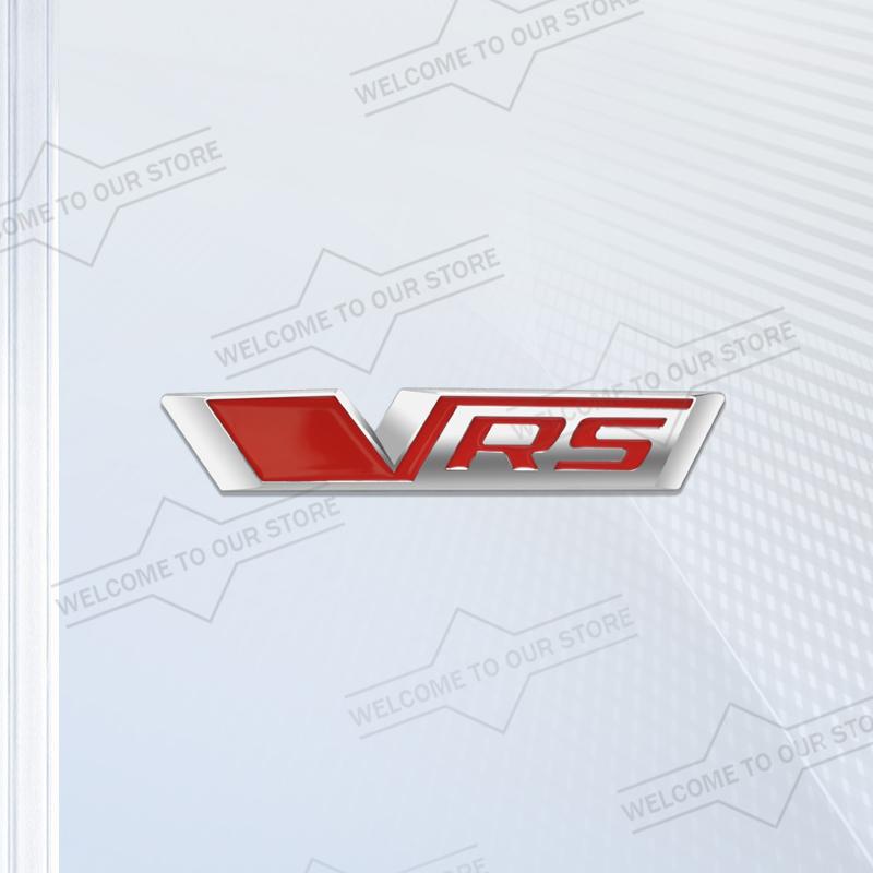xnapd1 Car Styling New VRS Emblem Body Trunk 3D Metal Grille Badge Stickers Decal For Octavia Enyaq RS Elroq Kushaq Citigo Superb Scala