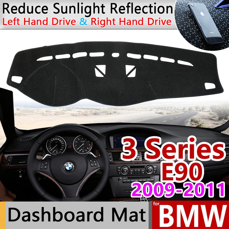 for BMW 3 Series E90 2009 2010 2011 Anti-Slip Anti-UV Mat Dashboard Cover Pad  Dashmat Protect Carpet Accessories 318i 320i 325i
