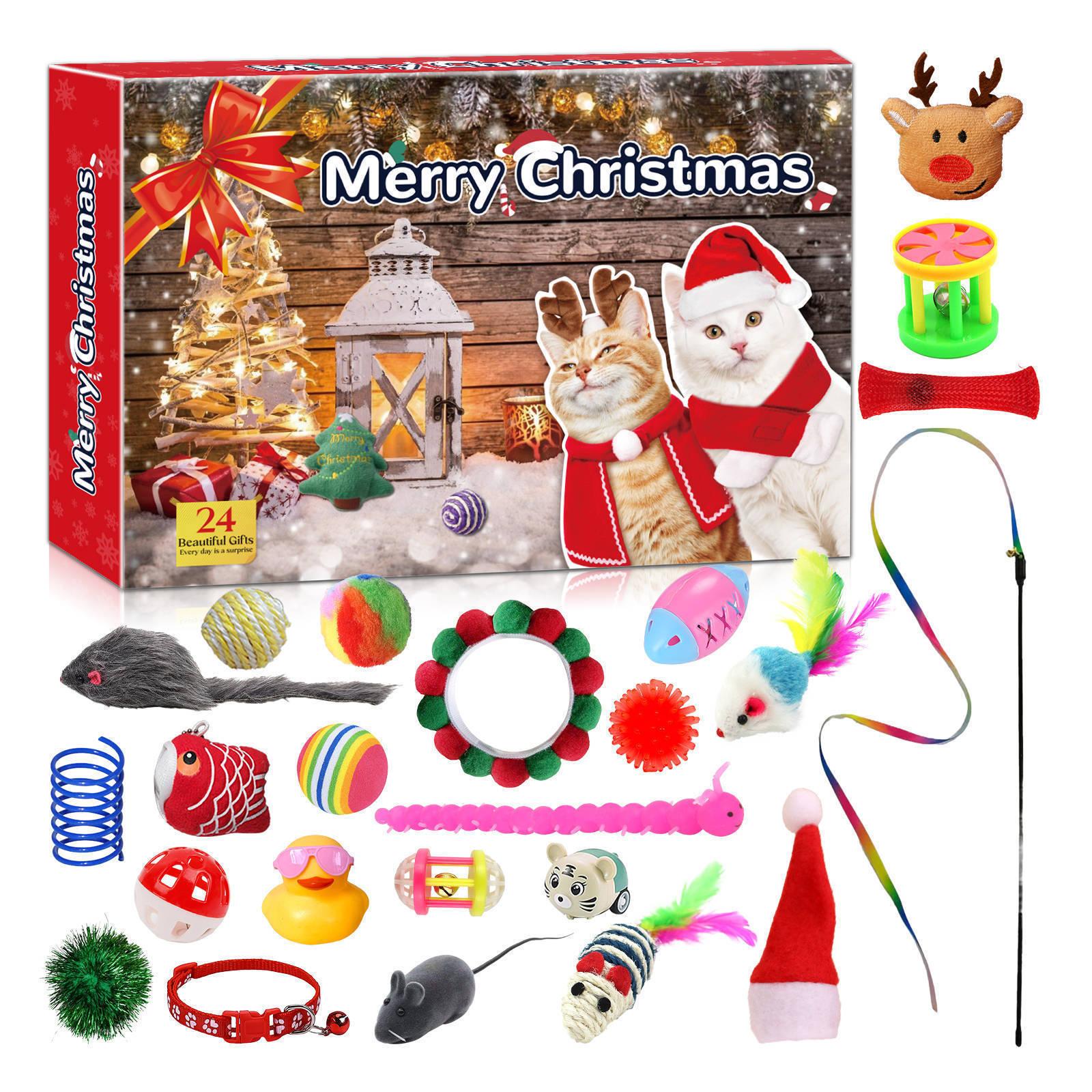

Pet Christmas Hand- Gift Box Surprise Creative Christmas Toy One Size