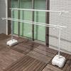 Sekisui Plastics Shoji Sekisui Aluminum Clothes Drying Rack with Blower Stand ABD-50LG
