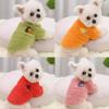 Warm Dog Clothes Two Legs Design Soft Fabric Pet Apparel Fruit Pattern Winter Wear Universal Sizing Cat Dog Autumn Clothes