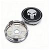 4pcs/set Skull Logo Emblem Car Wheel Center Caps 60MM 56MM Wheels Hub Cap Skulls Badge Rim Hubcaps Cover Replace Car Accessories