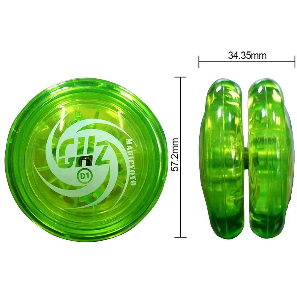 Yoyo reattivo 2A Yo-Yo Ball Giocattoli per principianti Yoyo Giocattoli divertenti per bambini Yoyo magico Yoyo ad alta velocità Giocattoli per giocoleria Yo-yo per ragazze e ragazzi