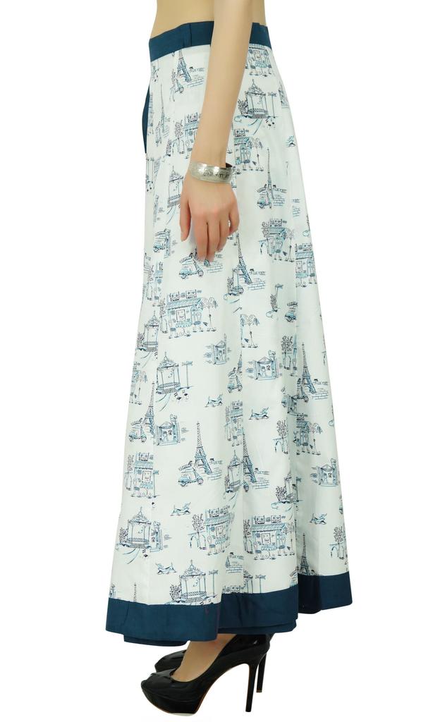 Phagun Cotton Paris Pattern Hippie Skirt Wrap Single Layer Sarong