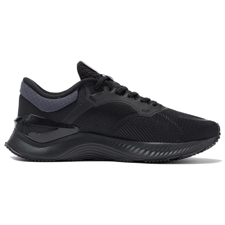 Li Ning Yue Ying Element Rebound Cushioning Low Top Running Shoes Women Running Shoes Black ARHR188-5