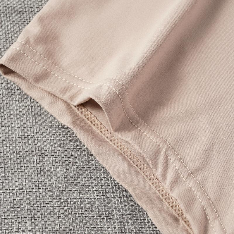 Ice Silk Men's Cotton Crotch Boxer Briefs Boys Teenagers Seamless Large Size Breathable Comfortable Cool Boxer Shorts