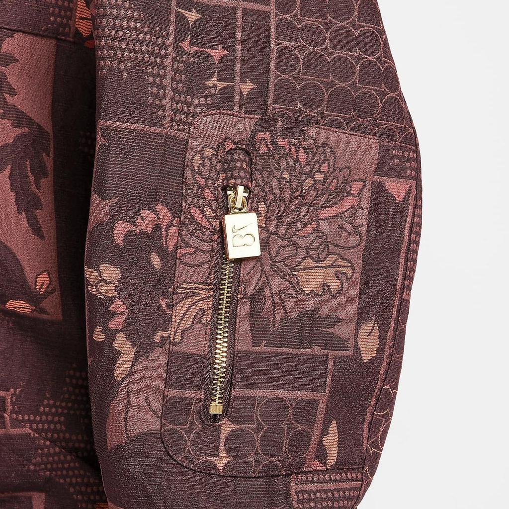 Nike Naomi Osaka All-Over Print Fashion Comfortable Jacket Women Jacket Burgundy FV7796-652