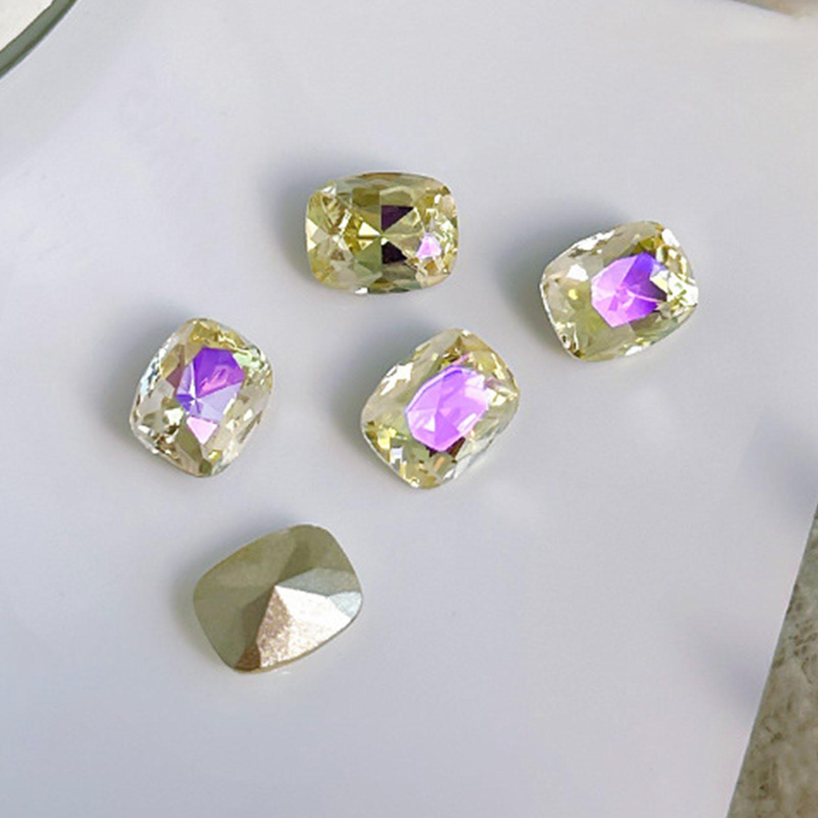 

10 шт./набор подвесок для ногтей в виде капель воды, бабочки, сердечек, стразы для ногтей с заостренной задней частью, подвески для дизайна ногтей своими руками 10