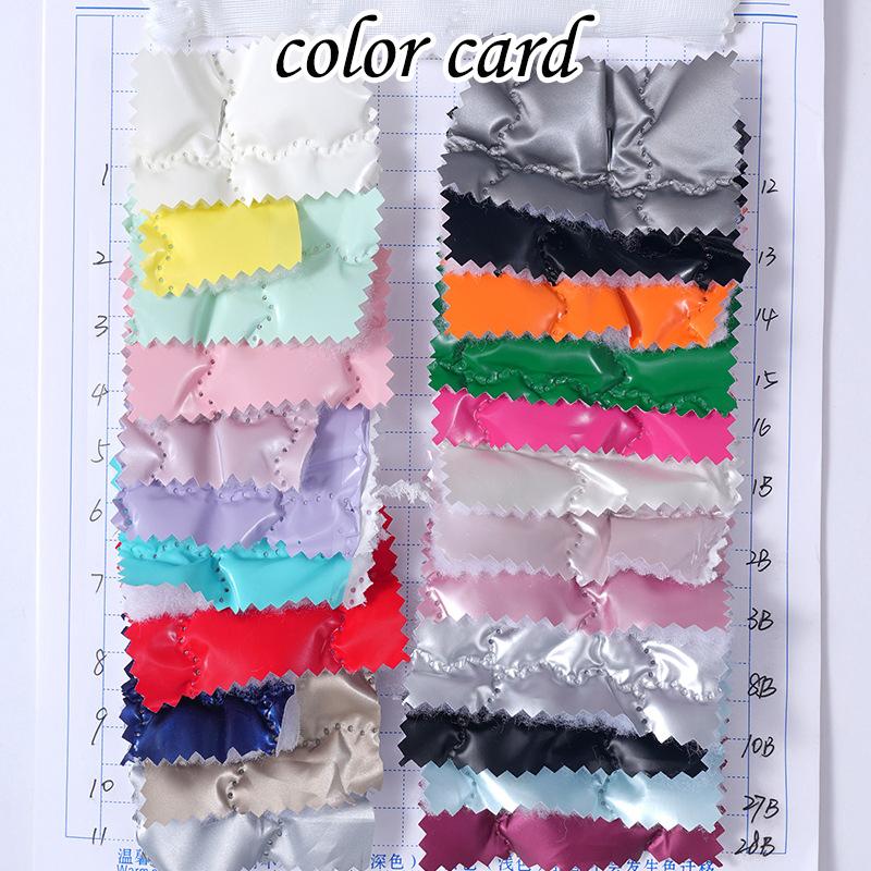 Making Clothing Lining Composite Handmade Cloth 3 sizes Grid pu coating Autumn and Winter Thickening Quilted Fabric 100cm x 140cm