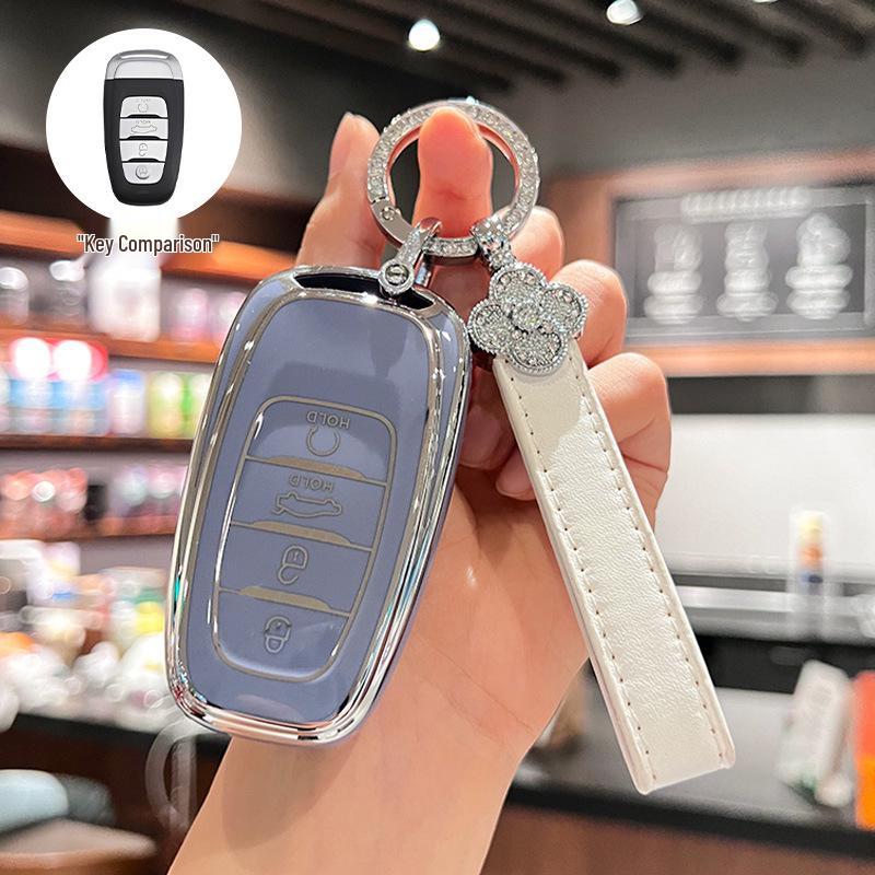 High-End Key Cover for Hongqi Models: HS3, HS5, HS7, H5, H6, H9, EQM5, HQ9