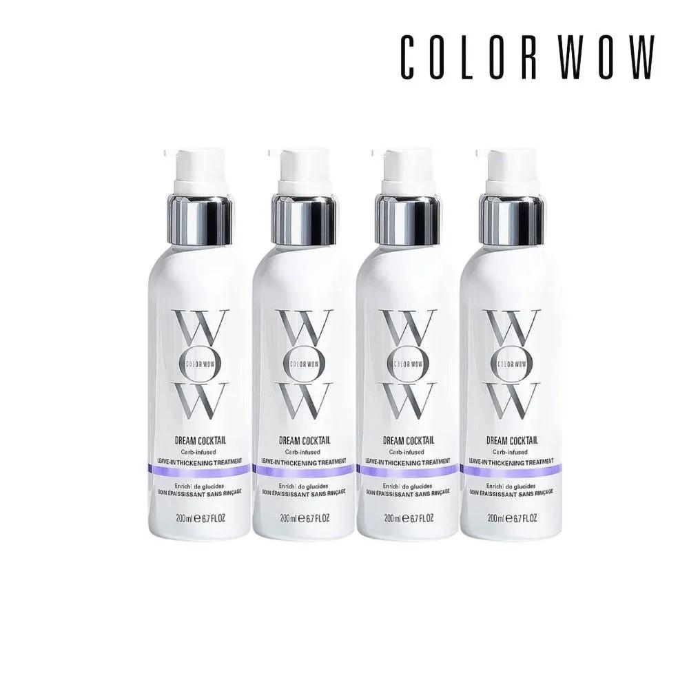 COLOR WOW Dream Cocktail Carb Infused Leave-in Treatment 200ml (4 bottles)