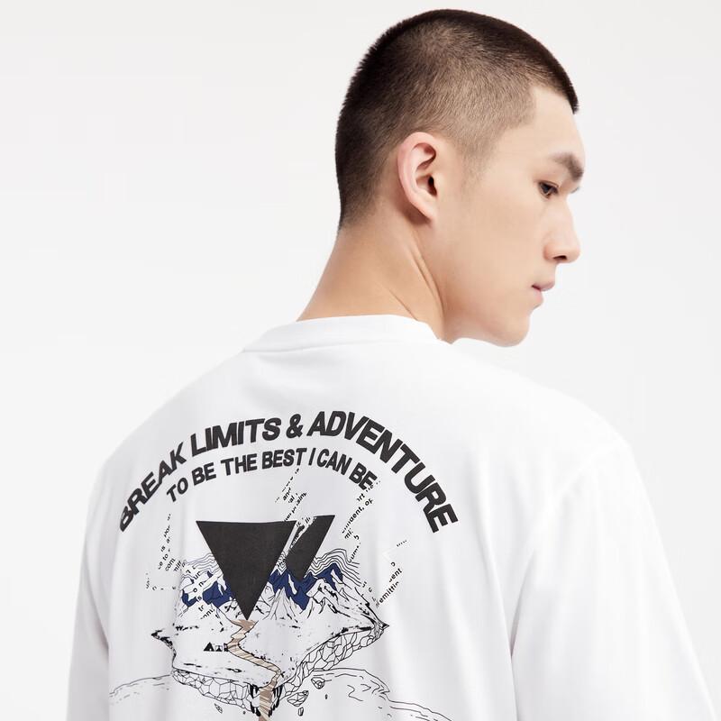 Septwolves Men's Casual Print Round Neck Short Sleeve T-Shirt