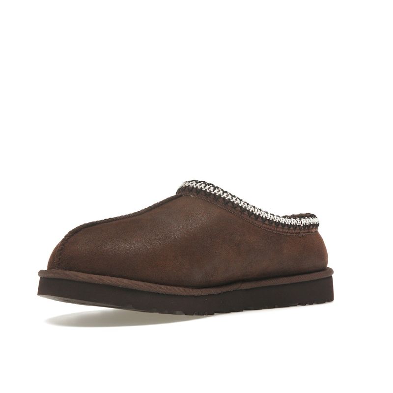 UGG Tasman Distressed Slipper Burnt Cedar Men Sneakers Brown 1158172-BCDR