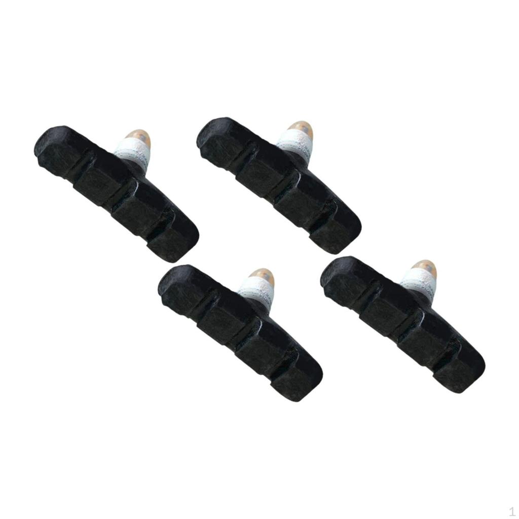 4 Pack Bicycle Brake Pads for Children's Bikes Aluminum Components