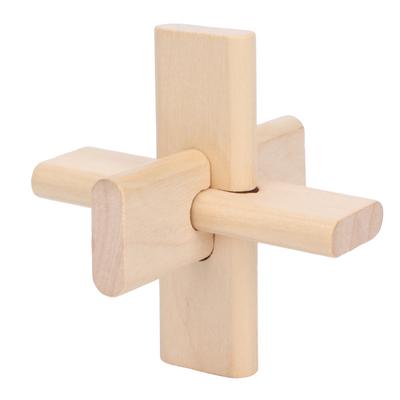 Hračka na odemykání skládačky Trénink trpělivosti Inteligentní hlavolam Dřevěná puzzle zámek