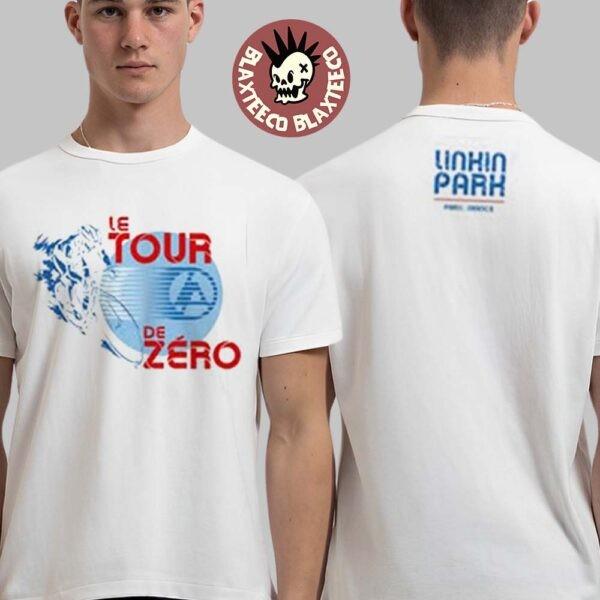 Linkin Park Zero Pop Up Experience 2025 Париж Франция Велогонка Двусторонняя Футболка Унисекс Футболка XXXL