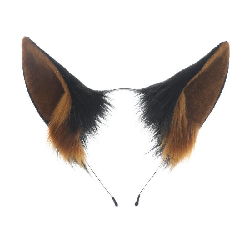 Cartoon Dog Ear Headband Cosplay Accessory Anime Convention Party Costume Unisex Hair Decor