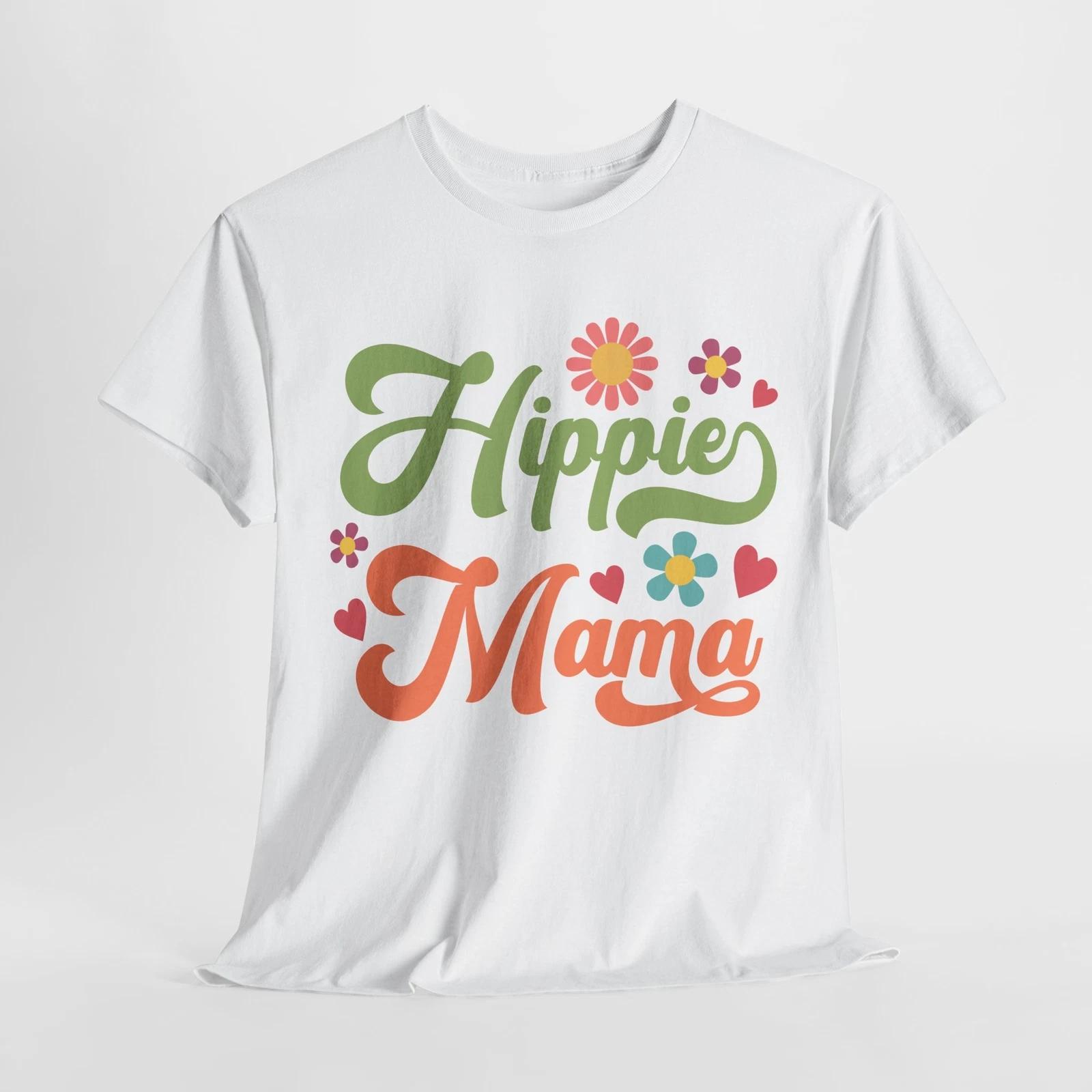 Hippie mama T-Shirt | Boho Chic Hippie Tee | Retro Festival Shirt 4XL