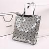 Summer Fashion Simple Diamond Women'S Bag Variety Geometric Splicing Folding Bag Women'S Tide Shoulder Portable