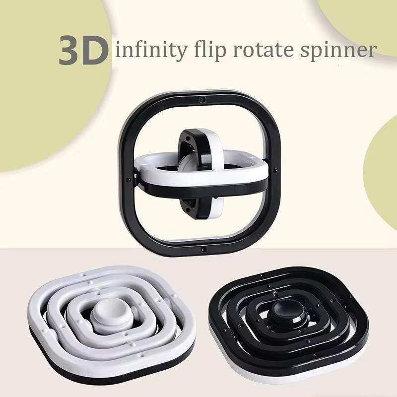 Fidget Toys 3D Flip Finger Spinner Fingertip Gyro Autism Stress Relief Adhd Children Hand Top Kids Child Adult Sensory Gifts