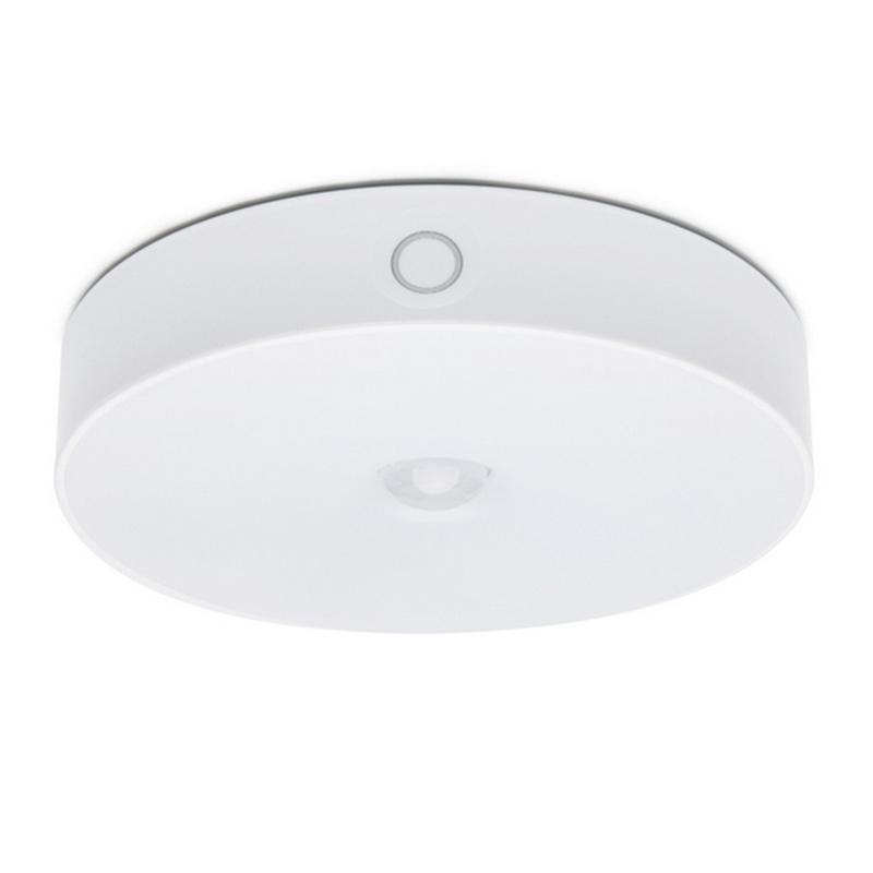 6 LED USB Rechargeable PIR Motion Sensor Light Control LED Night Lamp Magnet Wall Light Warm White For Cabinet Bedside
