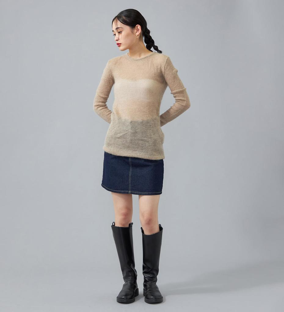 Lee Jeans Denim Mini Skirt LL2634 RINSE M Women's