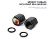 1Set Car Keychain Key Ring with Auto Tire Valve Caps Tyre Dust Cap Emblem For Abarth Punto 124 125 500 Fiat Viaggio Accessory