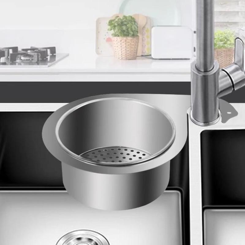 Nerezový labuťový dřezový sítkový koš Kuchyňský dřez Odpad Závěsný filtr Labuť Suchá a mokrá separace Háček Odkapávač