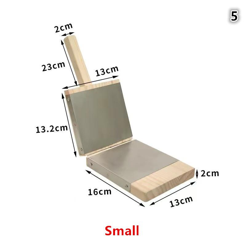 Wooden Press for Dumpling Dough Handmade Tortilla Presser Baking Pastry Mold for Kitchen Cooking and Baking Needs