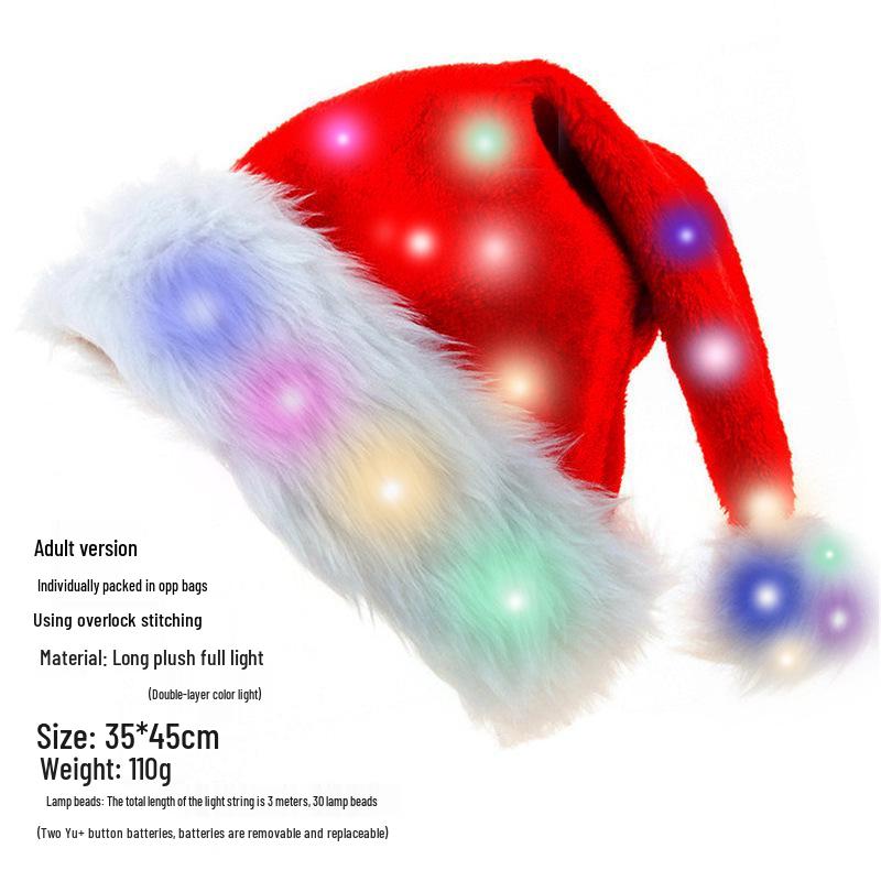 Creative Christmas Santa Hat - Children's & Adult Festive Costume Headwear & Small Gift Decoration