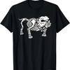 Bulldog Dog Skeleton T-shirt
