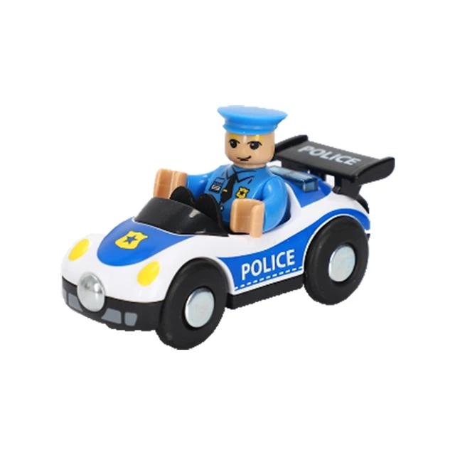 Holzschienen Zubehör Magnetisches Auto Lokomotive Modell Spielzeug Feuerwehrauto Polizeiauto Bus Taxi Passend Holz Biro Holz Eisenbahnschienen