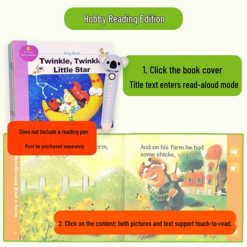 Malt Sprout English Nursery Rhyme Picture Book Set (10 Volumes)