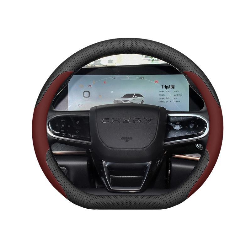 Kompatible Lenkradabdeckung für Chery Tiggo 8L, Tiggo 9, Tiggo 5x, Arrizo 8 und Fengyun T9 - Ultradünnes Design.