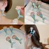 Silver Needle Resin Pearl Flower Cluster, Fish Tail Earrings, Hairpin Set, Fashionable and Exquisite Small Hairpin, Light Luxury and High-end Jewelry.