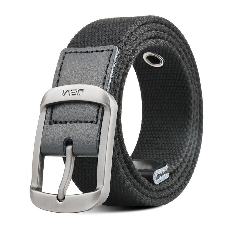 Men s Casual Canvas Pin Buckle Belt 120cm