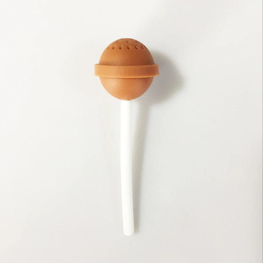 Creative Lollipop Shape Silicon Sweet Tea Infuser Candy Lollipop Loose Leaf Mug Strainer Cup Steeper for Tea & Coffee Drinkware
