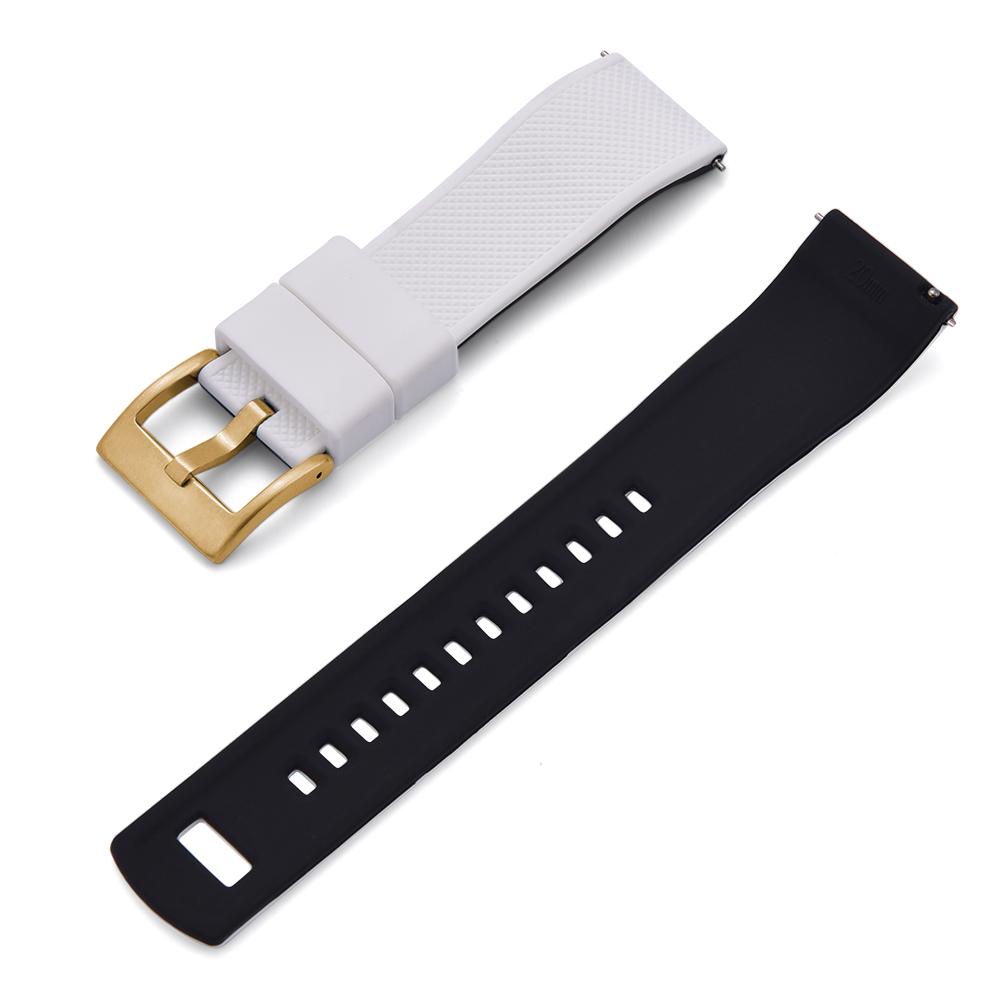 STAPELP Premium Silicone Watch Band Quick Release Rubber 20mm Watch Strap Silicone Watch Strap Watch Replacement Watchband