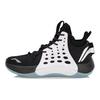 Li Ning SONIC 7 Fabric Abrasion Resistant Breathable Mid Top Basketball Shoes Men's Black White ABAP019-1