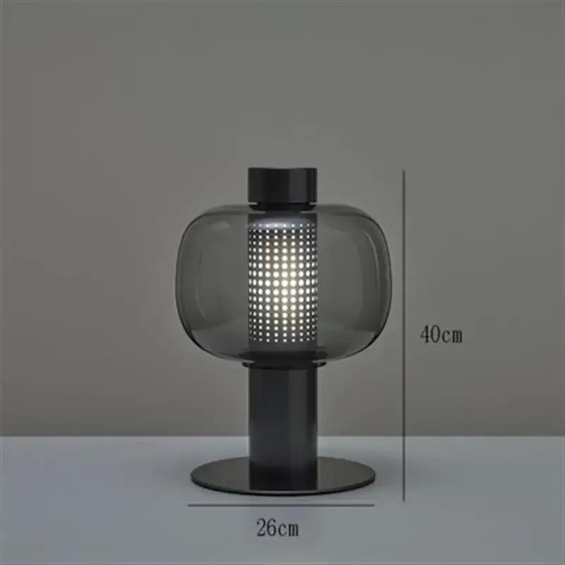 Bonbori table lamps nordic retro glass lamp design desk decor lamp decoration reading light studyroom dining table decor light