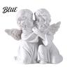 Warm Feel Angel Statue Resin Cherubs Figurine White Statue